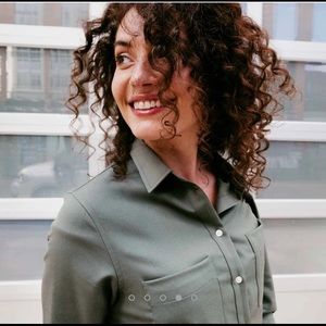 NWOT Wool & Prince merino wool safari shirt.